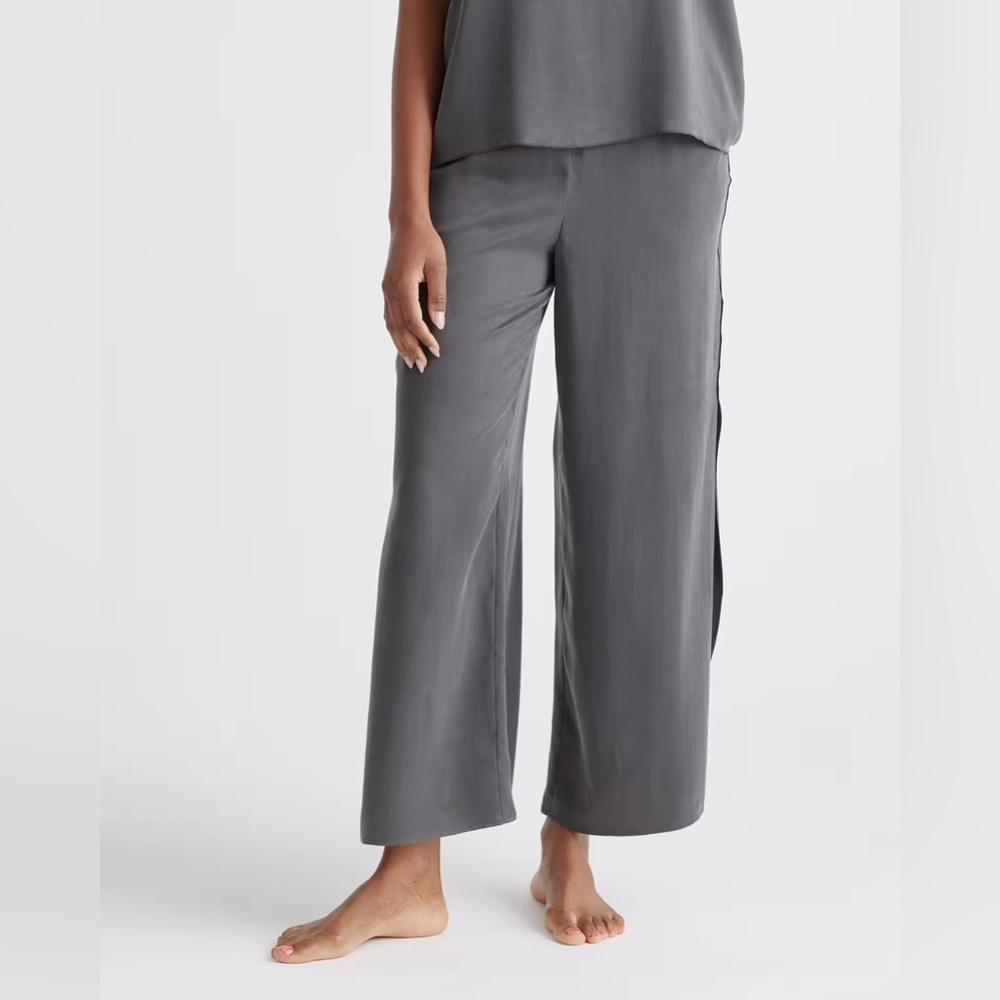 Quince Women's Gray Silk Pajama Pants